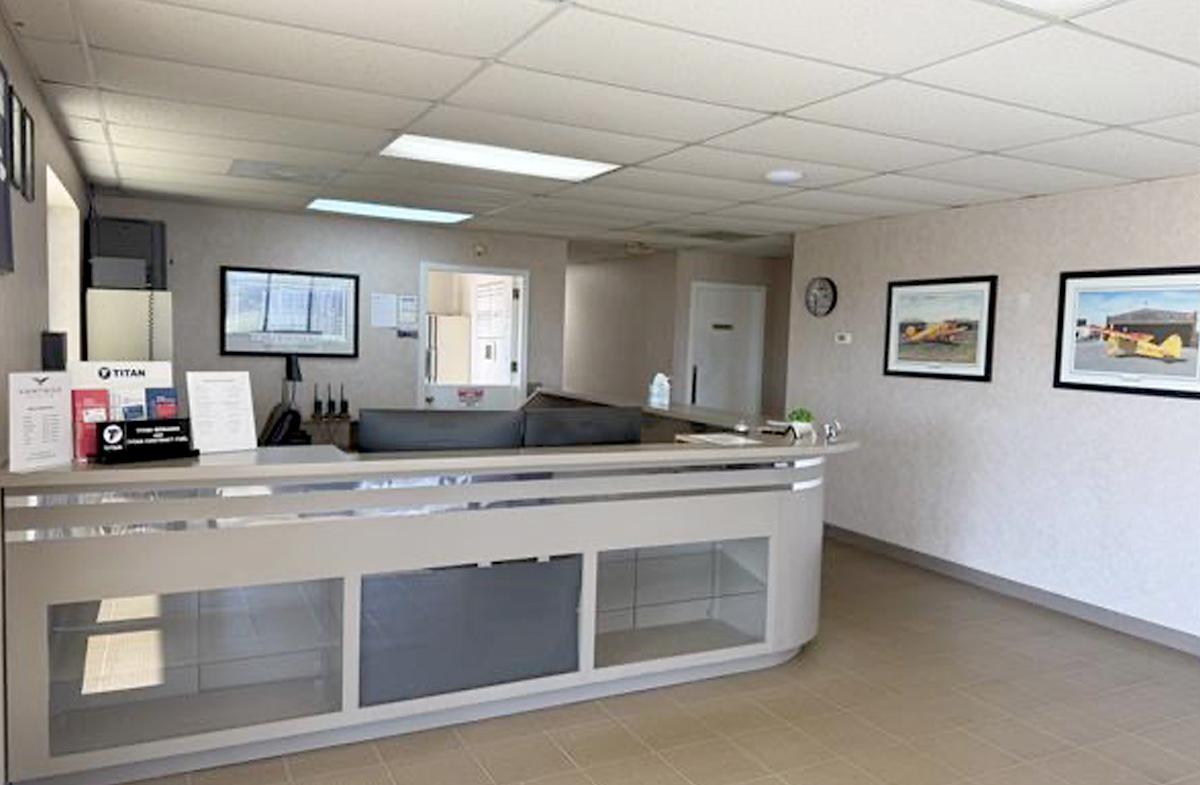 reception area