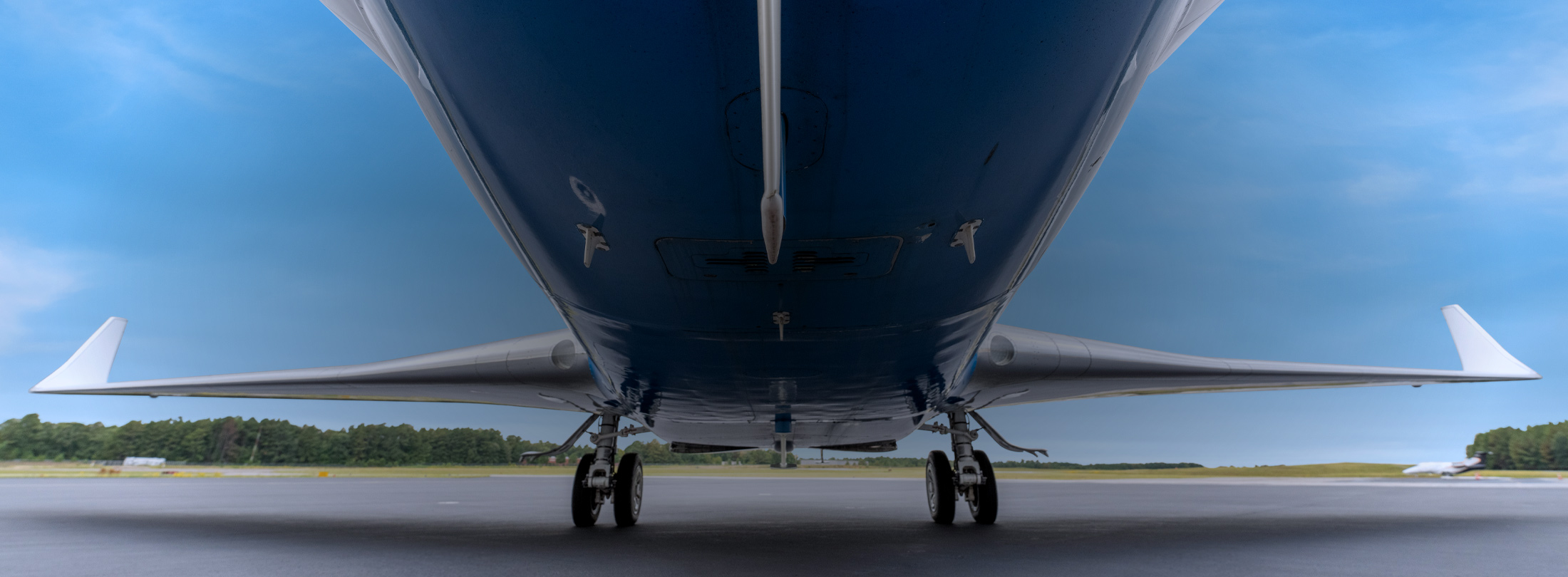 bottom of plane