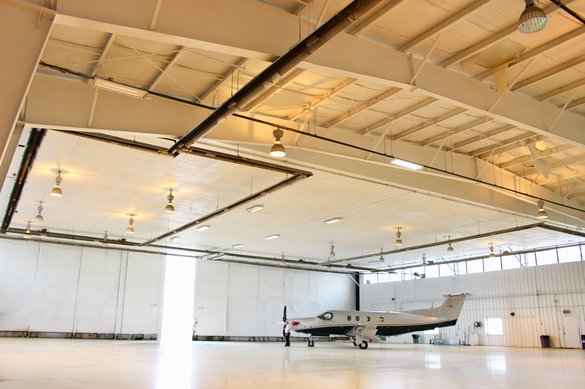interior hangar 62 at vantage agc